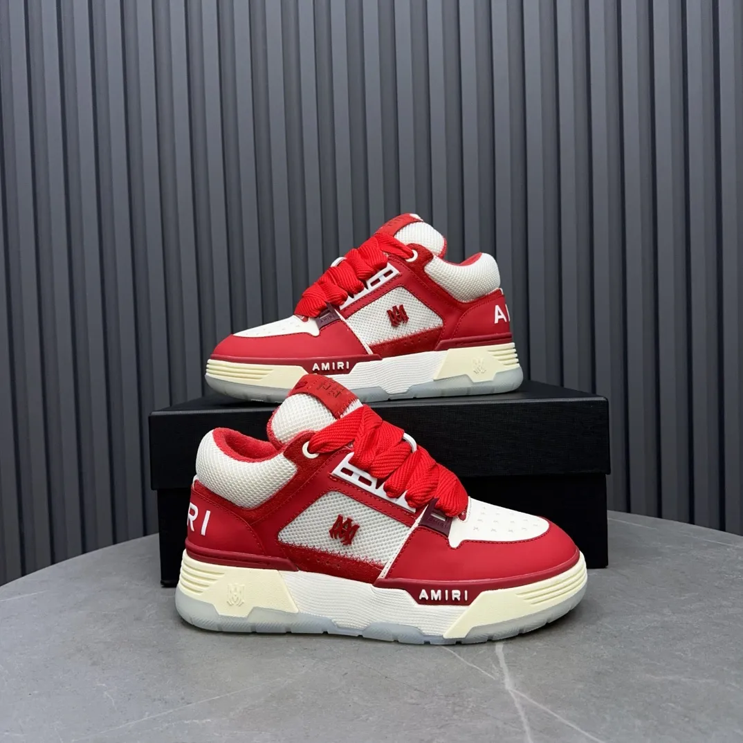 Men's shoes 💰660💰 AMIRI AMIRI trendy brand hot sale 🔥 Available all year round, couples 💑 Official website synchronization Imported fabrics 1⃣️ vs 1⃣️ replica, original factory special original sole, 35-45 (45. non-refundable)